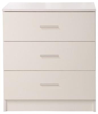 Rio Costa White 3 Drawer Chest