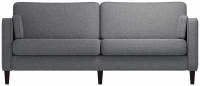 Snowdonia Grey 3 Seater Cushion Back Sofa