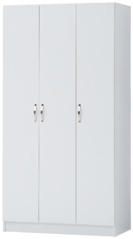 Essentials 3 Door Double Wardrobe