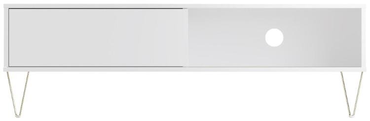 Monaco White Sliding Door TV Unit