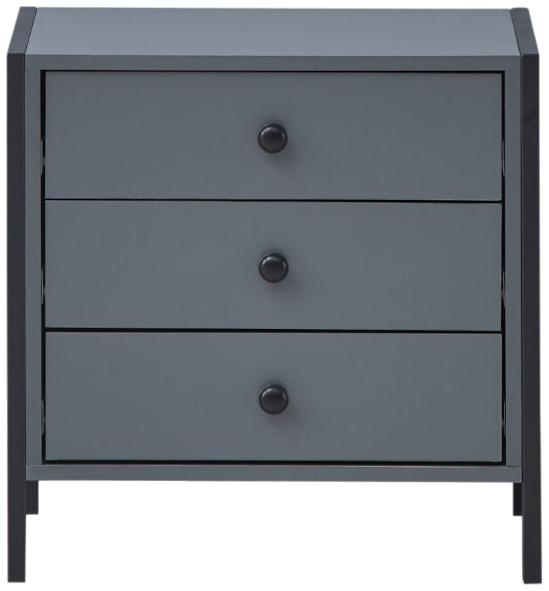 Zahra 3 Drawer Bedside Cabinet - Variant Available