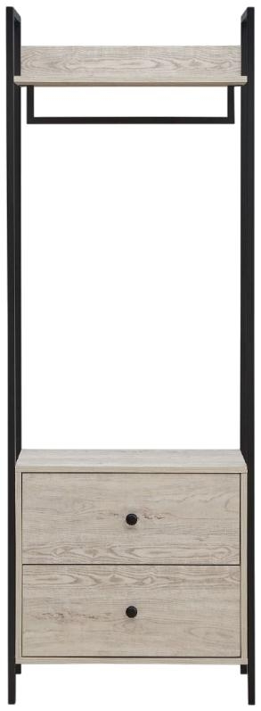 Zahra 2 Drawer Open Wardrobe - Variant Available