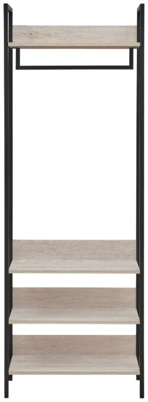 Zahra 4 Shelves Narrow Open Wardrobe - Variant Available