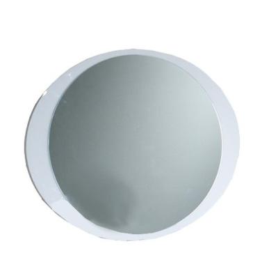 Product photograph of Daniela White Italian Round Wall Mirror - 110cm X 80cm from Choice Furniture Superstore