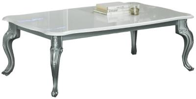 Product photograph of Daniela White Italian Coffee Table from Choice Furniture Superstore
