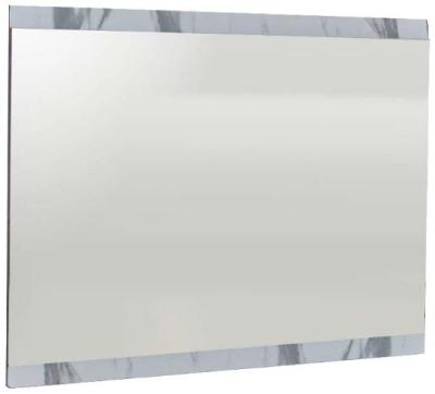 Product photograph of Cristal White Italian Rectangular Wall Mirror - 110cm X 90cm from Choice Furniture Superstore