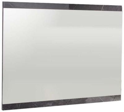 Product photograph of Cristal Grey Italian Rectangular Wall Mirror - 110cm X 90cm from Choice Furniture Superstore