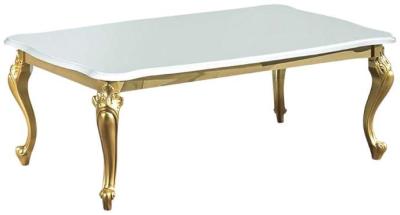 Product photograph of Sofia White Italian Coffee Table from Choice Furniture Superstore