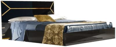 Product photograph of Elegance Black Italian Bed - Comes In King And Queen Size Options from Choice Furniture Superstore