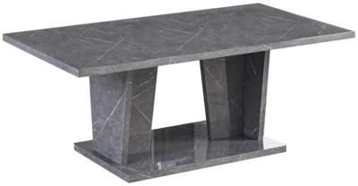 Product photograph of Vittoria Grey Italian Coffee Table from Choice Furniture Superstore
