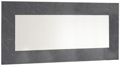 Product photograph of Vittoria Grey Italian Rectangular Wall Mirror - 150cm X 70cm from Choice Furniture Superstore