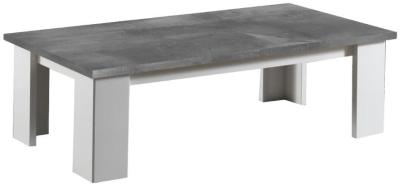 Product photograph of Stella White Italian Coffee Table from Choice Furniture Superstore
