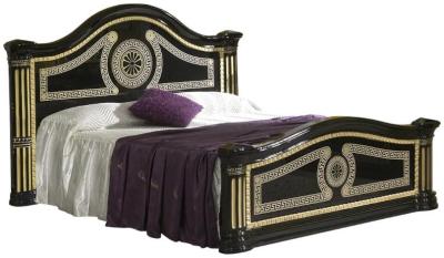 New Serena Black Italian Bed Comes In King And Queen Size Options