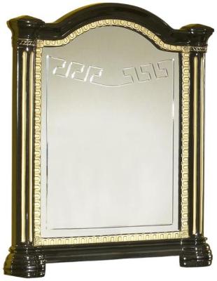 Product photograph of New Serena Black Italian Rectangular Dressing Mirror - 94cm X 110cm from Choice Furniture Superstore