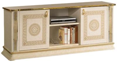 Product photograph of New Venus Beige Italian 2 Door Plasma Tv Stand from Choice Furniture Superstore