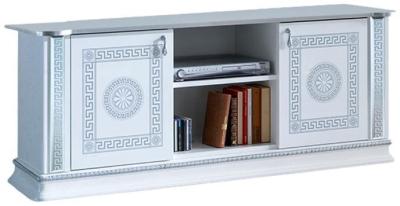 Product photograph of New Venus White Italian 2 Door Plasma Tv Stand from Choice Furniture Superstore