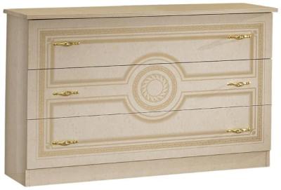 Product photograph of Sara Beige Italian 3 Drawer Dresser from Choice Furniture Superstore