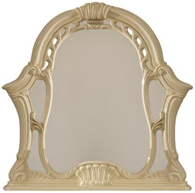 Product photograph of Sara Beige Italian Dressing Mirror - 114cm X 113cm from Choice Furniture Superstore