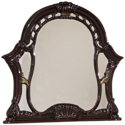 Product photograph of Sara Mahogany Italian Dressing Mirror - 114cm X 113cm from Choice Furniture Superstore