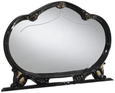 Product photograph of Betty Black Italian Dressing Mirror - 130cm X 96cm from Choice Furniture Superstore