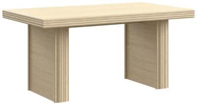 Product photograph of Sonia Light Oak Italian 6 Seater Rectangular Dining Table from Choice Furniture Superstore