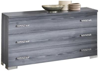 Product photograph of Nicole Grey Italian 3 Drawer Dresser from Choice Furniture Superstore