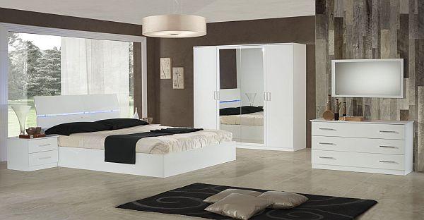 Simona White Bedroom