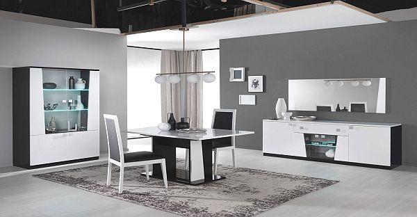 Elisa White-Black Dining