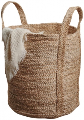 Product photograph of Tall Jute Braided Baskets - 30 X 43cm Pack Of 4 from Choice Furniture Superstore