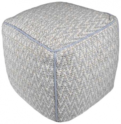 Product photograph of Zigzag Pouffe - 45 X 45 X 45cm from Choice Furniture Superstore
