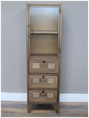 Product photograph of Dutch 1 Door 3 Drawer Tall Storage Cabinet from Choice Furniture Superstore