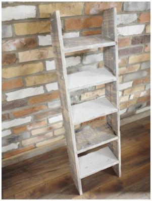 Product photograph of Dutch Decorative 5 Shelves Ladder Set Of 2 from Choice Furniture Superstore