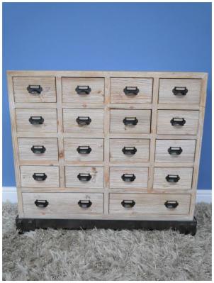 Product photograph of Dutch Fir Wood Multi Drawer Floor Cabinet from Choice Furniture Superstore