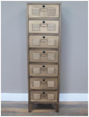 Product photograph of Dutch Industrial Tall Storage Cabinet from Choice Furniture Superstore
