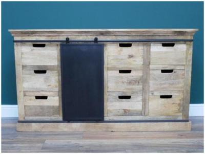 Product photograph of Dutch Industrial Wide Large Sideboard from Choice Furniture Superstore
