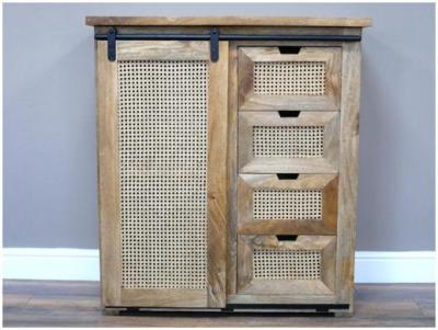Product photograph of Dutch Mango Wood Storage Cabinet from Choice Furniture Superstore