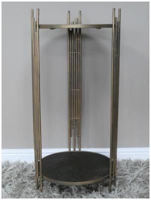 Product photograph of Dutch Metal Round Side Table - 42cm from Choice Furniture Superstore