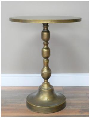 Product photograph of Dutch Metal Round Side Table - 50cm from Choice Furniture Superstore