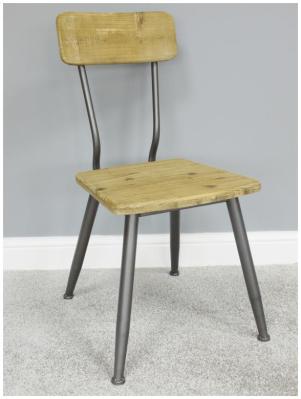 Product photograph of Dutch Retro Industrial Chair Sold In Pairs from Choice Furniture Superstore