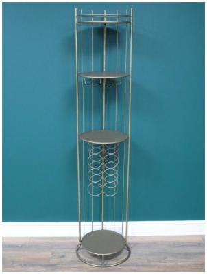 Dutch Slim Metal Wine Cabinet