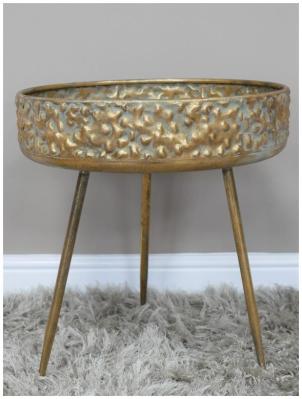 Product photograph of Dutch Tray Round Side Table - 9105 from Choice Furniture Superstore