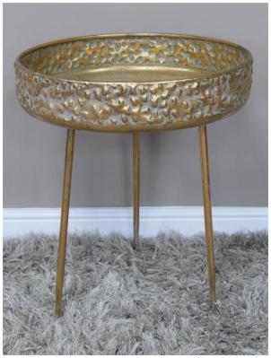 Product photograph of Dutch Tray Round Side Table - 9106 from Choice Furniture Superstore