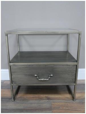 Product photograph of Dutch 1 Drawer Bedside Cabinet - 9129 from Choice Furniture Superstore