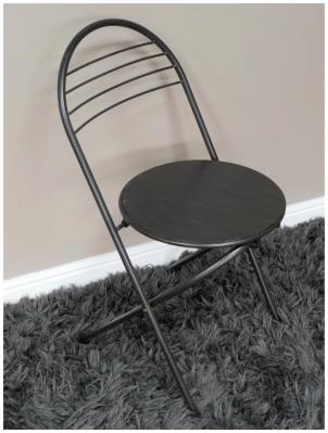 Dutch Black Metal Dining Chair Sold In Pairs 8284