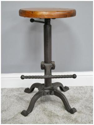 Product photograph of Dutch Wooden Top Stool from Choice Furniture Superstore