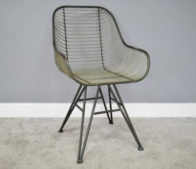 Product photograph of Dutch Metal Dining Armchair Sold In Pairs from Choice Furniture Superstore