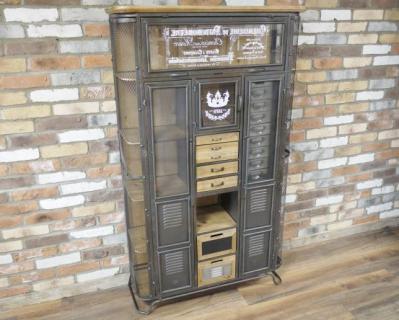 Product photograph of Dutch Industrial Large Cabinet from Choice Furniture Superstore
