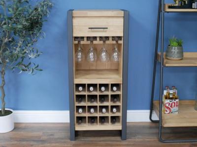 Product photograph of Dutch 1 Drawer Bar Cabinet from Choice Furniture Superstore
