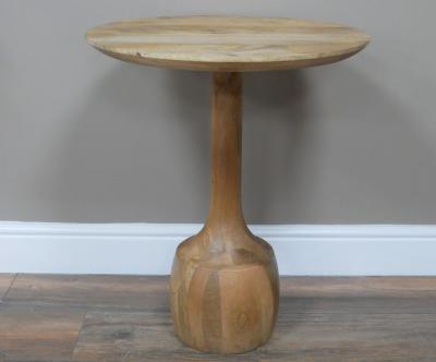 Dutch Wooden Round Large Side Table 8938