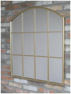 Arch Gold Metal Mirror